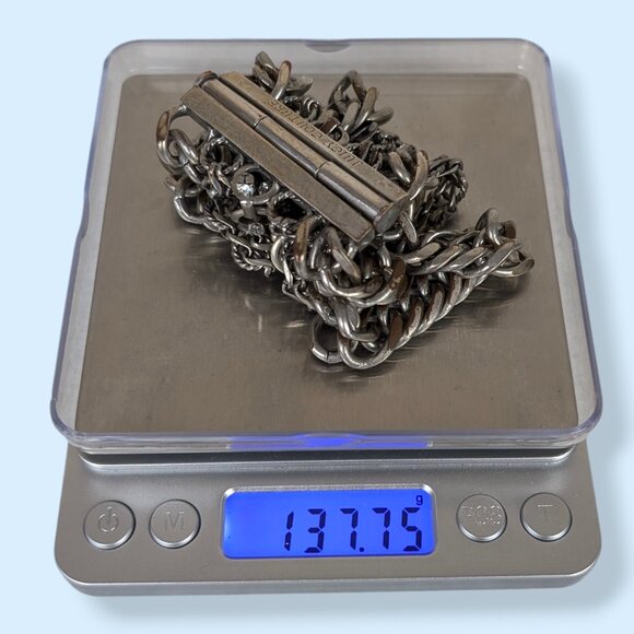 V. 90s Juicy Couture Multi-Chain Bracelet - Picture 6 of 6